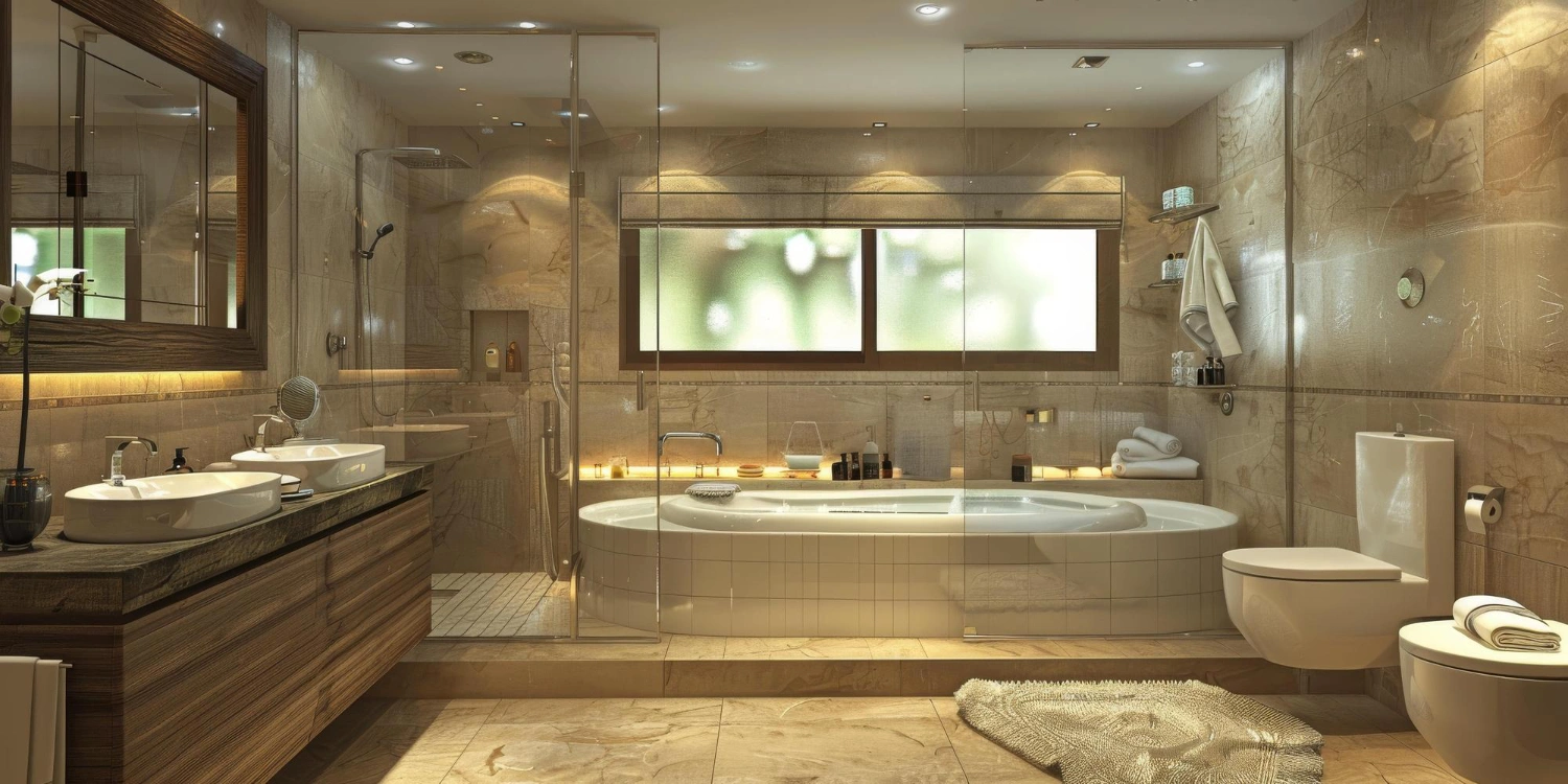 Luxury bathroom remodeling project in Dallas-Fort Worth