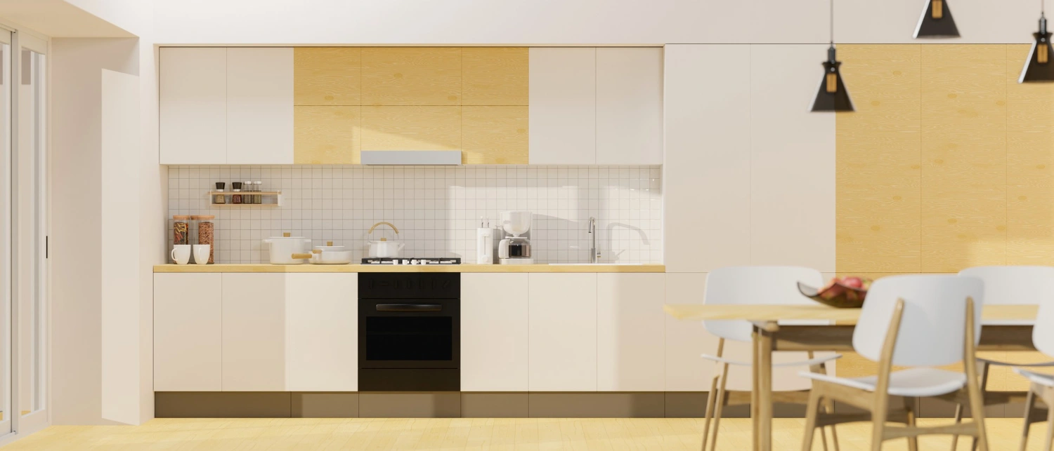 Modern kitchen remodeling project by Metroplex Pro Builders
